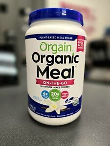 Organic Vegan Meal Replacement Protein Powder, Vanilla Bean - 20G Plant Based