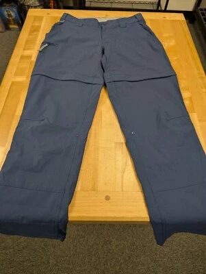Pantalones convertibles World Wide Sportsman Ultimate Angler para mujer 2 insignias azules Foto 1 de 4