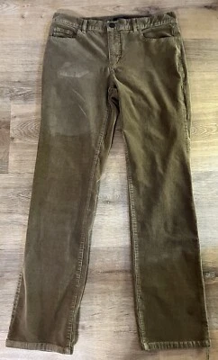CHAPS Women's Pants Corduroy  Medium Brown Size 8  RN#41381 Soft Light Weight - Image 1 of 4