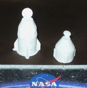 Custom 1/144 Dragon 2" und Starliner 1,5" Raumschiff Open Nose Display Modelle - Bild 1 von 2