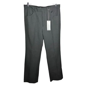 NEU MARNI Herren Hose grau gestreift strukturiert Wolle Größe 54 US XXL Hose - Bild 1 von 15