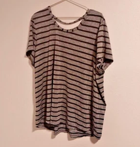Champion Top Short Sleeve Open Back T-Shirt Workout Women's Size 3X Gray - Picture 1 of 7
