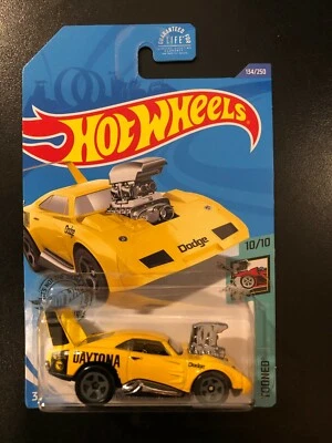 2020 Hot Wheels Treasure Hunt - Dodge Charger Daytona card # 134  Tooned Series - Image 1 of 2