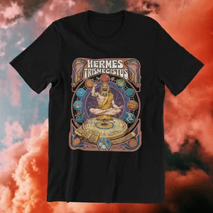 Hermes Trismegistus Distressed Schwarz Unisex T-Shirt | Hermetic Wisdom - Bild 1 von 10