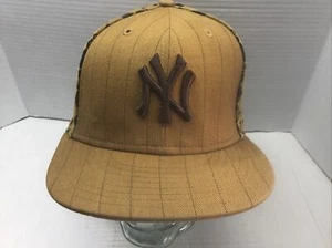 MLB New Era 59Fifty New York Yankees Sombrero Ajustado 7 5/8 - Paneles Terciopelo Diamante - Imagen 1 de 10