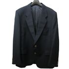 Louis Feraud Tailored Jacket Blazer Fully Lined 2B Golden Button Long Sleeve Nav