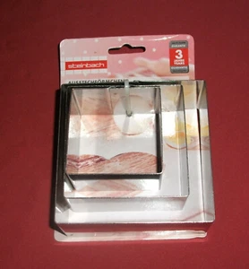 Ausstechformen Ausstechförmchen Steinbach Edelstahl rostfrei. F. Nachspeisen. - Bild 1 von 2