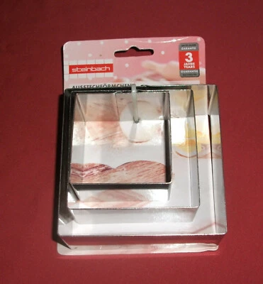 Ausstechformen Ausstechförmchen Steinbach Edelstahl rostfrei. F. Nachspeisen. - Bild 1 von 2