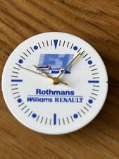 Vintage Rothmans Williams Renault F1 Quartz Watch Dial ONLY 27mm Wide