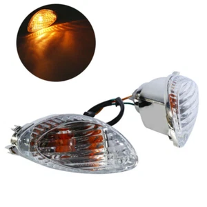 Rear Turn Signal Indicatiors Bulbs Wire For Suzuki Hayabusa GSXR1300 08-16 Clear - Picture 1 of 8
