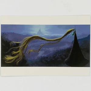 Tangled Postcard Rapunzel Tower Corona Castle Concept Art of Disney Princess - Picture 1 of 2