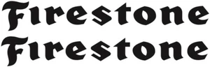 Firestone Aufkleber 20 cm x 2 - GRAP060 - Bild 1 von 3