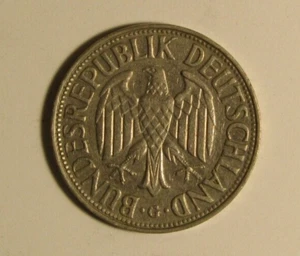 1956 G Germany 1 Deutsche Mark KM#110 - Picture 1 of 2