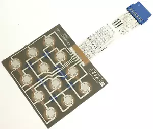 W.H. Brady 4x3 12 Key Push Button Universal Membrane Keypad Switch Field 1465 - Picture 1 of 4