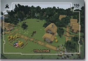 Panini Minecraft Adventure Trading Cards Karte Nr. 106 Village Dorf - Bild 1 von 1