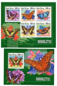 Guinea Bissau 2018 - Insects/ Fauna / Butterflies - stamps - Timbres - MNH** SN. - Picture 1 of 1