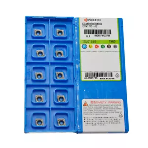 Kyocera CCMT060204HQ CCMT2151HQ TN60 CNC Carbide Insert 10pcs New - Picture 1 of 6