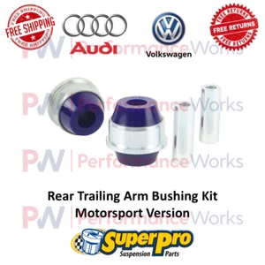 Superpro Rear Trailing Arm Bushing Kit Motorsport Version For Audi & Volkswagen - Picture 1 of 7