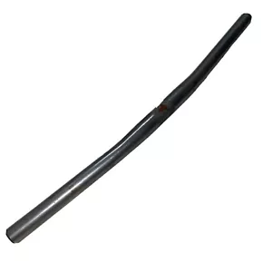 Unbranded Mountain Bike MTB Flat Bar Silver Handlebar 520mm x 25.4 Steel - Picture 1 of 9