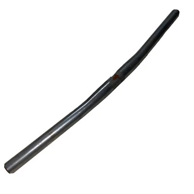 Bicicleta de montaña MTB barra plana manillar plateado 520 mm x 25,4 acero sin marca Foto 1 de 4