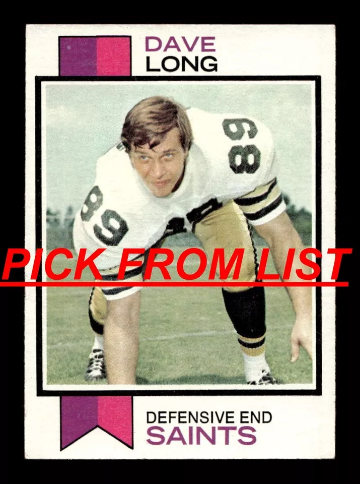 1973 Topps Football 264-528 EX/EX-MT Pick From List All PICTURED dd8 - Image 1 of 1