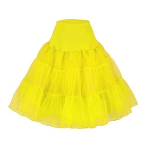 26"Net Skirt Rockabilly Tutu Retro Underskirt/50s Swing Vintage Petticoat Fancy - Picture 1 of 21