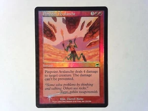 Foil Pinpoint Avalanche Onslaught - Magic the Gathering mtg Red - Picture 1 of 1