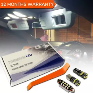 Audi A6 C6 4F LED Interior Premium Kit Full Set 14 SMD White Error Free S6 RS6 - Picture 1 of 12