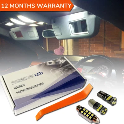 Audi A6 C6 4F LED Interior Premium Kit Juego Completo 14 SMD Blanco Sin Errores S6 RS6 Foto 1 de 4