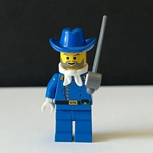 Lego Wild Western Minifigure Cavalry Colonel Colt Carson + Sword ww003 ww002 - Picture 1 of 6