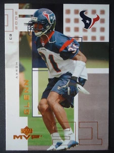 NFL 101 Aaron Glenn Houston Texans Upper Deck MVP 2002 - Picture 1 of 1