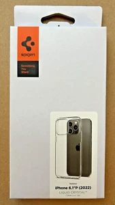 Spigen Liquid Crystal Case for iPhone 14 Pro Crystal Clear Thin Flexible Case - Picture 1 of 4