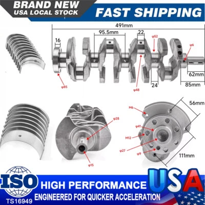 Engine Crankshaft Rods Bearing For Kia Sportage Sorento 2.4L 2012 2013 2014-2019 - Image 1 of 4