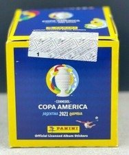 2021 Panini COPA AMERICA Conmebol ARGENTINA COLOMBIA BOX 50 PK- 250 Stickers NEW