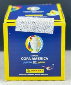2021 Panini COPA AMERICA Conmebol ARGENTINIEN KOLUMBIEN BOX 50ER-PACK - 250 Aufkleber NEU - Bild 1 von 4