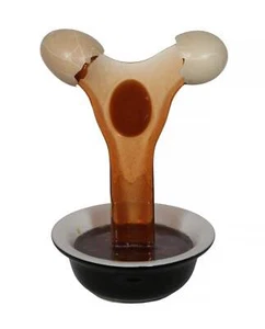 Geoffrey Rose, Frozen Moments - Cracked Egg, Resin and Ceramic Sculpture, signed - Bild 1 von 5