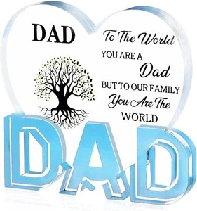 Dad Gifts for Fathers day from Daughter Son Wife,Delicate Thanksgiving Birthday - Picture 1 of 7