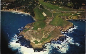 Postal vintage de Pebble Beach California B201 - Imagen 1 de 2