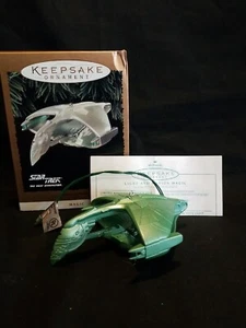 NIB Hmk Keepsake Ornament, Magic, Star Trek "Romulan Warbird" (1995) QXI7267 - Picture 1 of 8