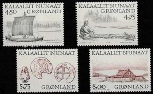 Groenland postfris 1999 MNH 339-342 - Vikingen - Bild 1 von 1