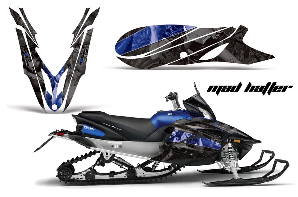 Snowmobile Graphic Decals Stickers For Yamaha Apex 2011-2018 HATTER K U - Image 1 of 2