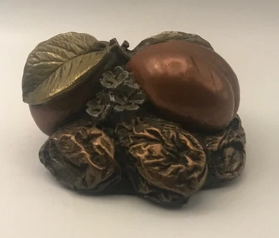 Very Rare Antique SUNSWEET Plums & Prunes Bronze Sculpture - Image 1 of 4