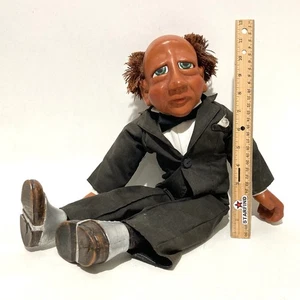 1996 Naber Kids CHARLES The Butler Wooden & Fabric Toy Vintage Harald Ugly Dolls - Picture 1 of 20