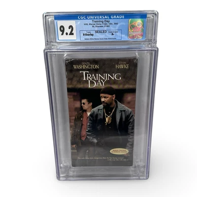 Training Day 2001 VHS Warner Home Video CGC 9.2 A+ Graded Sealed H-Overlap - Image 1 of 4
