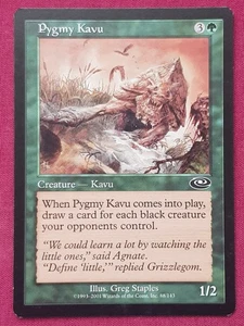 Magic The Gathering PLANESHIFT PYGMY KAVU green card MTG - Picture 1 of 2