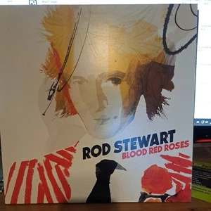 ROD STEWART - ‎BLOOD RED ROSES - DOUBLE VINYL LP - NEW  unplayed - Picture 1 of 10