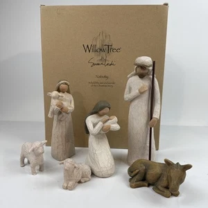 Willow Tree Susan Lordi 6 Piece Nativity Set Demdaco 26005 Original Box - Picture 1 of 15