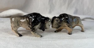 Vintage Buffalo Beefalo Salz & Pfefferstreuer Kuh Rinder - Bild 1 von 5