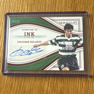 Krasimir Balakov Auto /30 Panini 2023-24 Immaculate Collection Ink Sporting CP - Bild 1 von 5