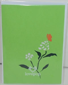 Lovepop LP1583 Butterfly PopUp Card SlideOut Note White Envelope Cellophane Wrap - Picture 1 of 7